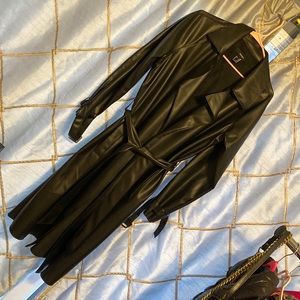 Long Black Trench Coat